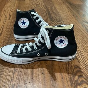 Brand New Black Converse Chuck Taylor High Tops - M7/W9